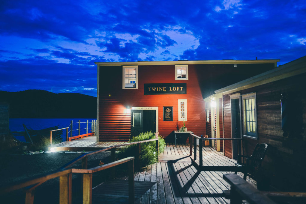 Traditional Fishers storage shed converted into Twine Loft restaurant