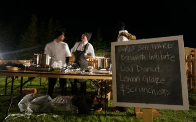 Chefs Table serving Cod Donuts