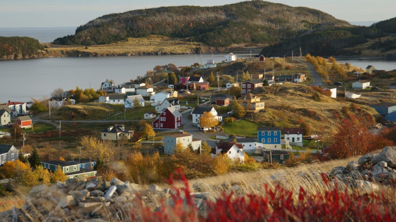 THe town of Trinity taken the last week of October