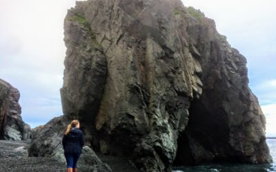 Geology along Fort Point Beach