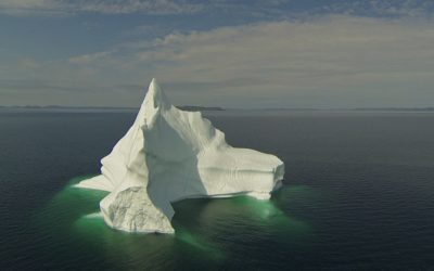 A large iceberg off the coast of the Bonavista Peninsula Newfoundland