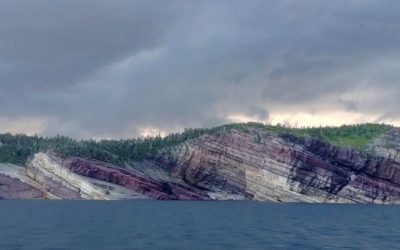 Purple Cliffs of Kings Cove on the Bonavista Peninsula